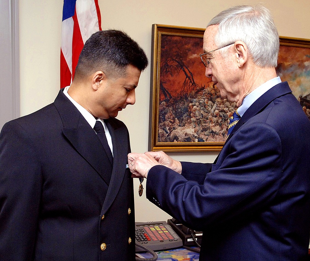 Muslim Chaplain Promoted, Awarded Joint Service Commendation Medal