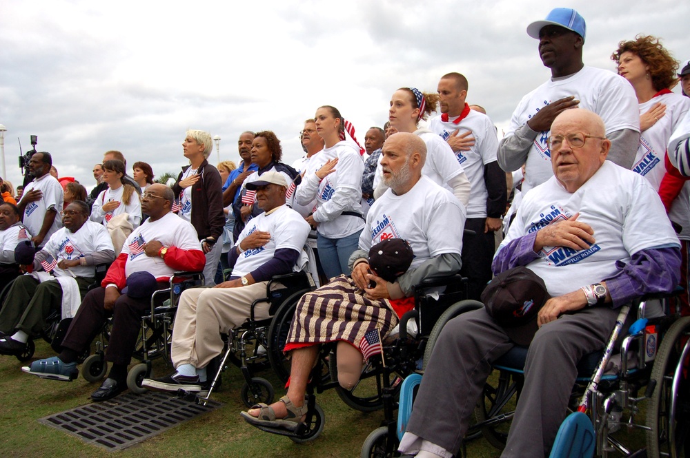 Disabled Veterans Honor 9/11 at Virginia Beach Freedom Walk