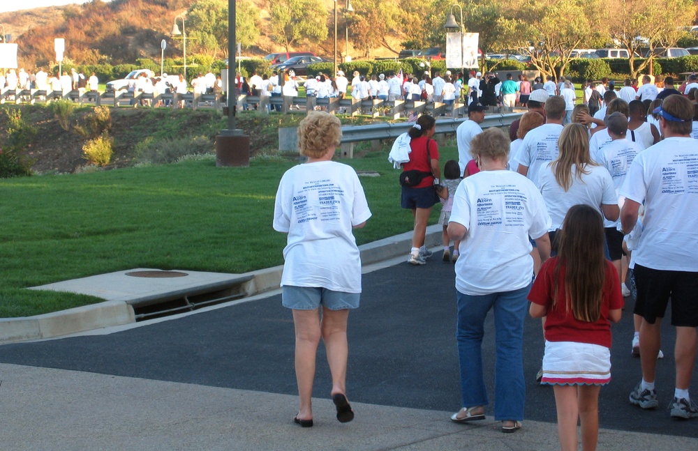Participants Honor 9/11 at Reagan Library Freedom Walk