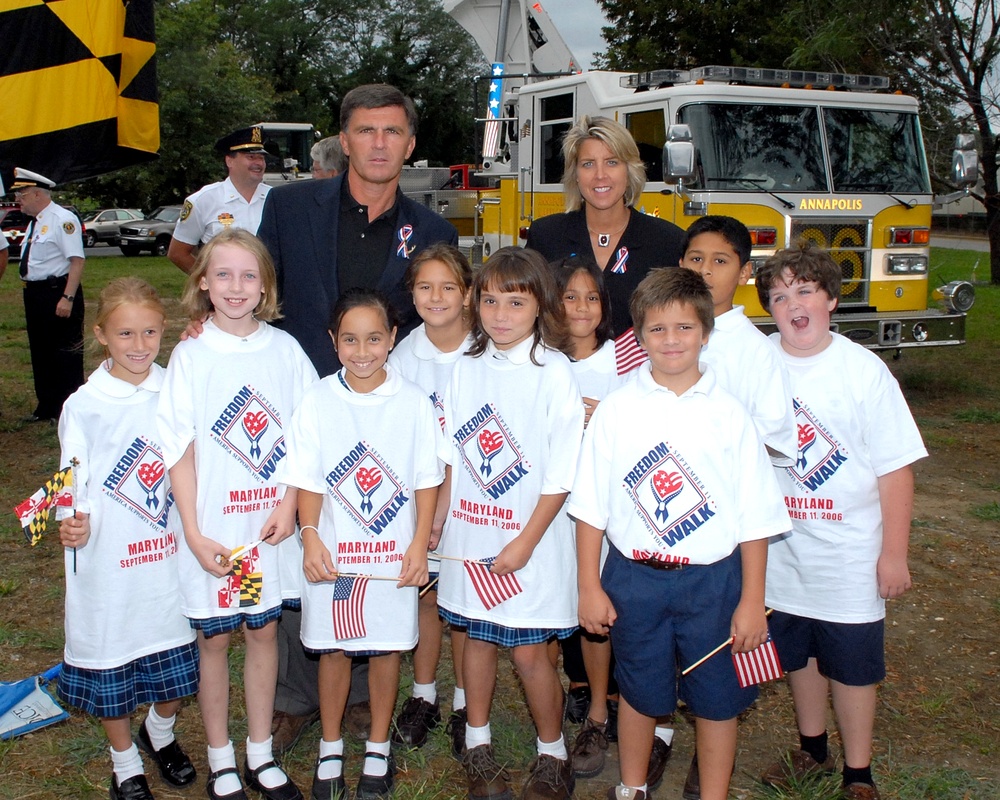 Ehrlichs Join Annapolis Freedom Walk to Honor 9/11 and Veterans