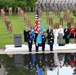 Oklahoma National Guard Color Guard Presents Colors During National Anthem