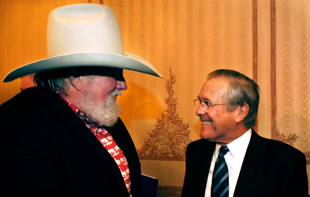 Rumsfeld and Daniels Honored by VFW for Military Support