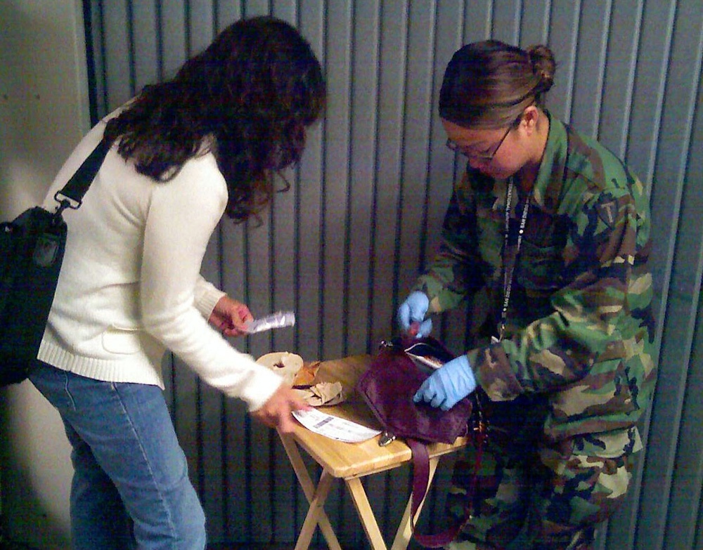 National Guard Assists TSA with Airport Security Screening