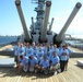 Project Ark Participants Gather for Group Photo on USS Missouri