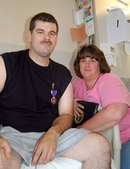 Air Force Tech. Sgt. Recovers at Walter Reed After Mortar Attack in Afghanistan