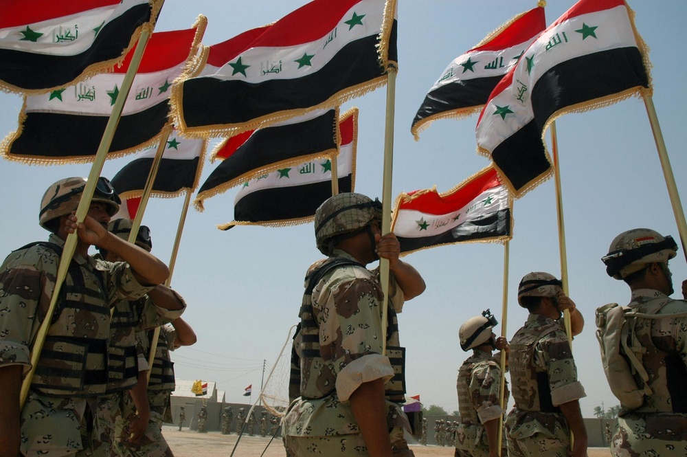 Iraqi Army Soldiers Mark Transfer of Authority in Mahmudiyah