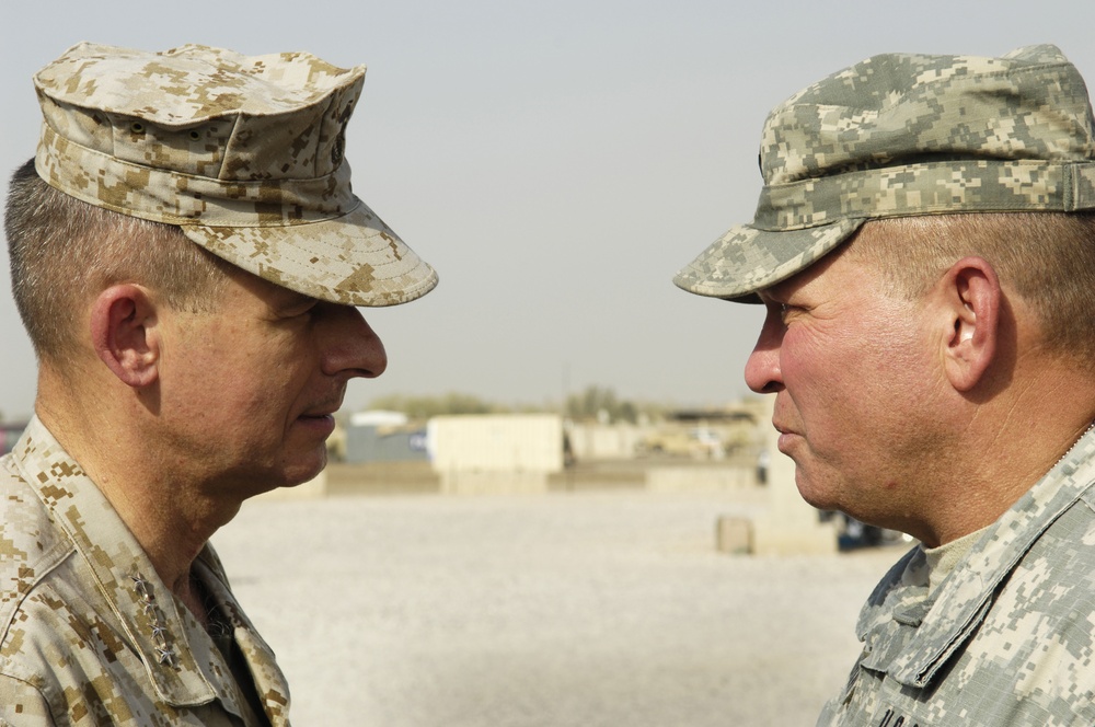 Top U.S. Military Leaders Meet at Camp Liberty in Iraq