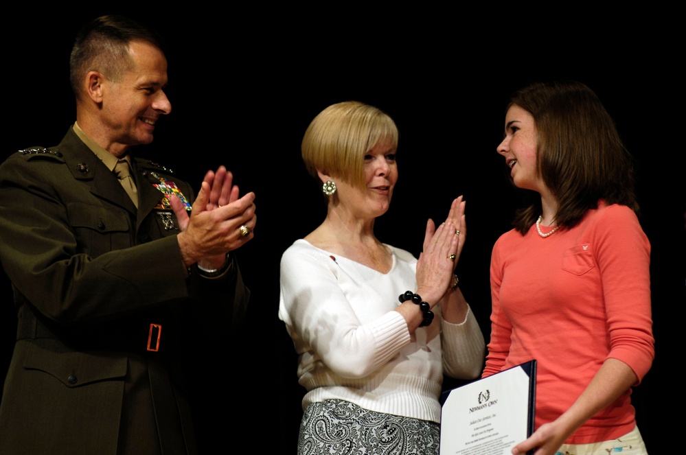 Military Children Honored for Service at Pentagon Ceremony