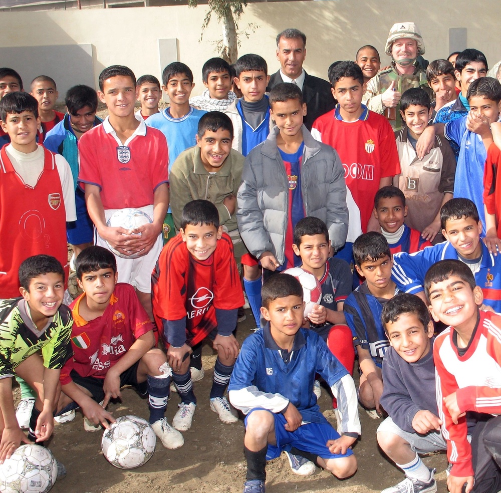 Project Engineer Helps Renovate Youth Center in Baghdad