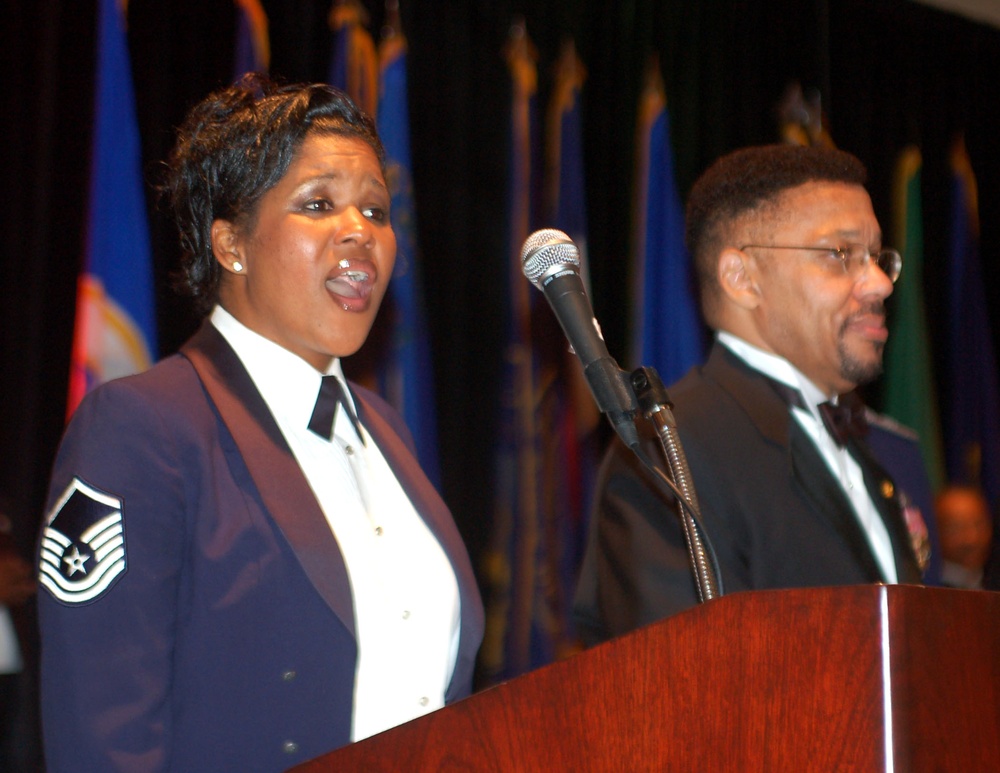 National Guard Master Sgt. Sings National Anthem at NAACP Awards Dinner