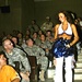 Broncos Cheerleader Lifts Spirits of Troops in Iraq
