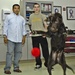 Amputee Marine Bonds with Therapy Dog at Walter Reed