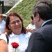 Gold Star Mother Meets with Iraqi Diplomat at Vietnam Memorial