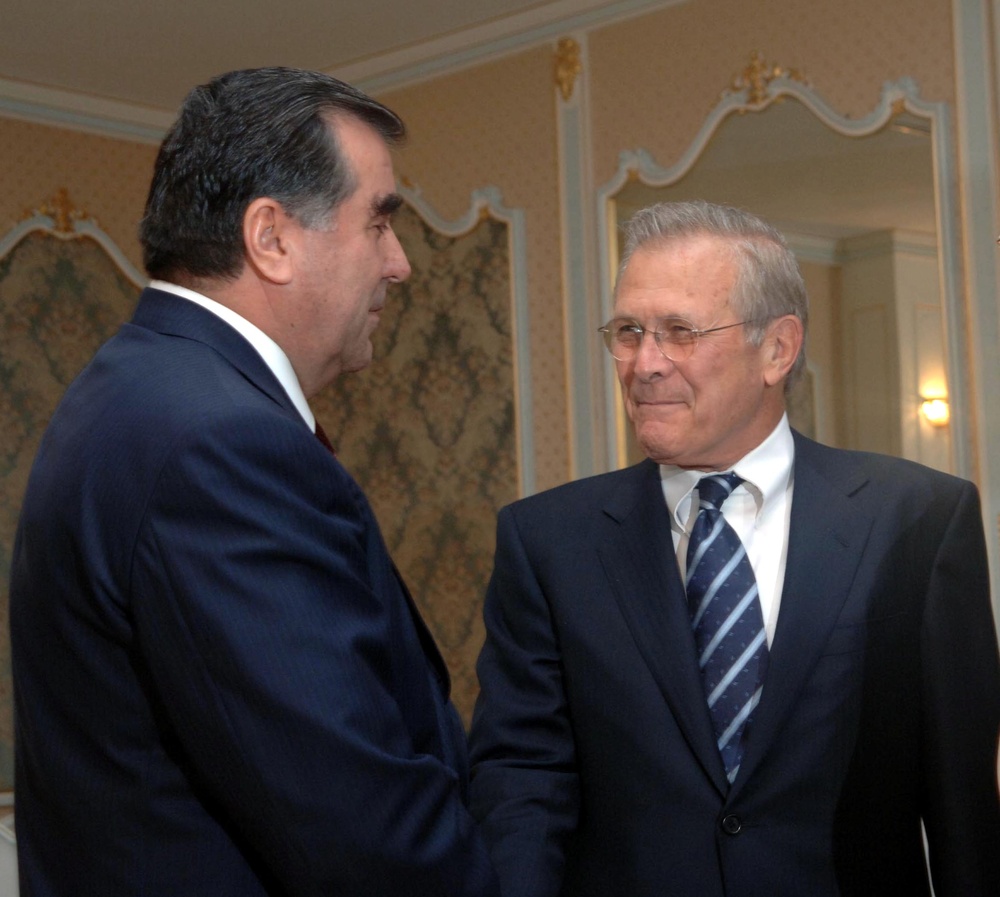 Tajikistan's President Welcomes U.S. Defense Secretary to Discuss Security