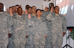 Soldiers Become U.S. Citizens on Fourth of July in Afghanistan