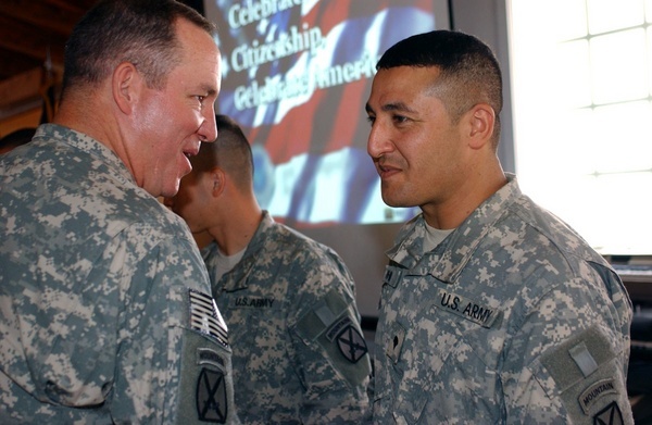 U.S. Soldiers Become Citizens on Fourth of July in Afghanistan