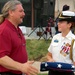 Honoring Freedom: Student Joins Veteran at Memorial Vigil