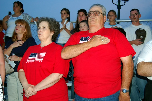 Darin and Virginia Brooks Honor Freedom at Candlelight Vigil