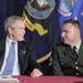Bush Meets with Troops Returning from Iraq, Afghanistan