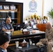 Native Fury 25 Exercise Support Group Officer-in-charge meets with Jordanian Navy and Marines Commanders