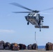 USS Iwo Jima conducts vertical replenishment at sea