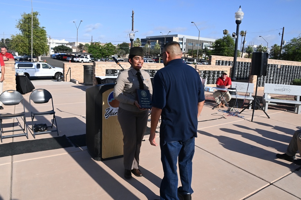 Yuma Proving Ground commander keynotes local Independence Day celebration, Soldiers recognized