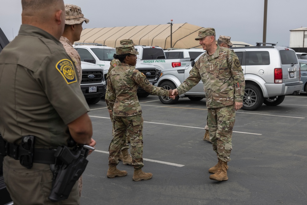 USNORTHCOM Commander visits southern barrier near Imperial Beach