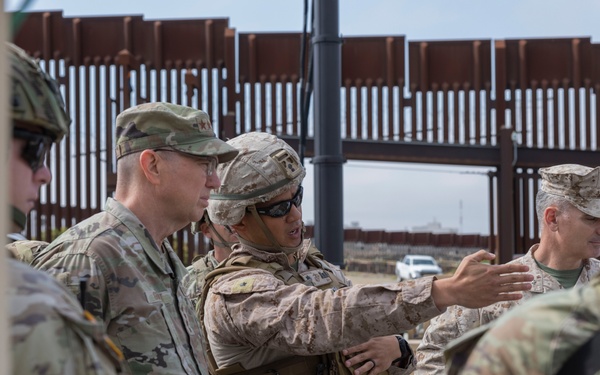 USNORTHCOM Commander visits southern barrier near Imperial Beach