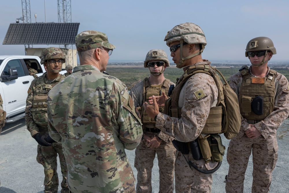 USNORTHCOM Commander visits southern border barrier near Imperial Beach