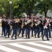 257th Army Band parades for Independence Day
