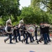 257th Army Band parades for Independence Day