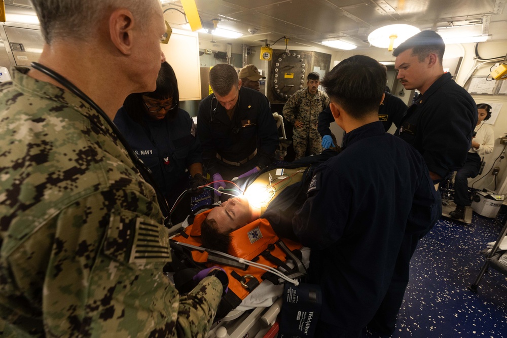 22nd MEU(SOC) | Mass Casualty Exercise Aboard USS San Antonio