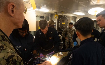22nd MEU(SOC) | Mass Casualty Exercise Aboard USS San Antonio