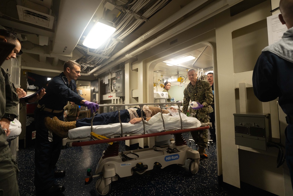 22nd MEU(SOC) | Mass Casualty Exercise Aboard USS San Antonio