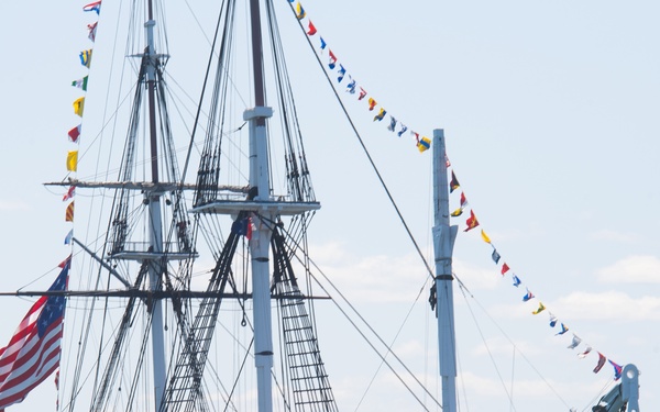 USS Constitution Goes Underway For Independence Day