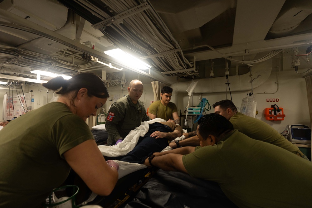 22nd MEU(SOC) | Mass Casualty Exercise Aboard USS San Antonio