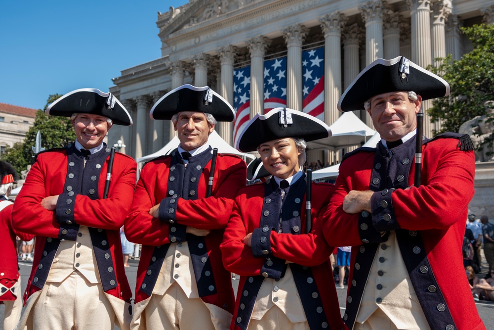 Fife and Drum Corps Performs at Declaration of Independence Reading