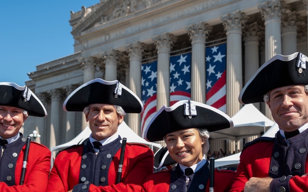 Fife and Drum Corps Performs at Declaration of Independence Reading