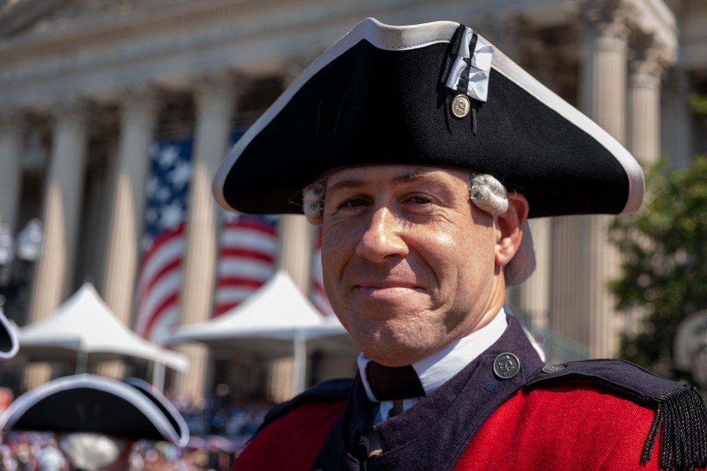 Fife and Drum Corps Performs at Declaration of Independence Reading