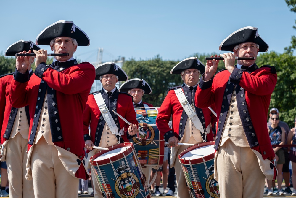 Fife and Drum Corps Performs at Declaration of Independence Reading