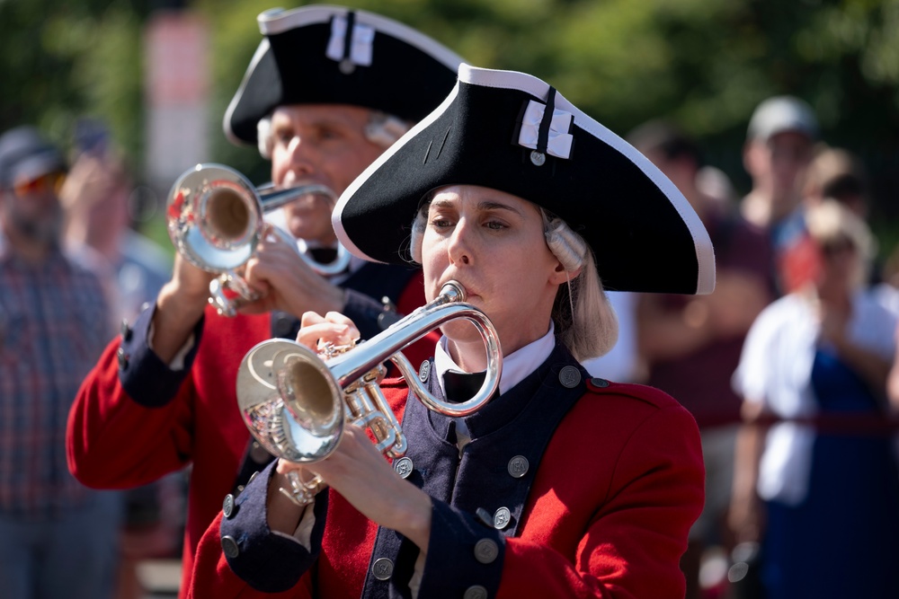 Fife and Drum Corps Performs at Declaration of Independence Reading