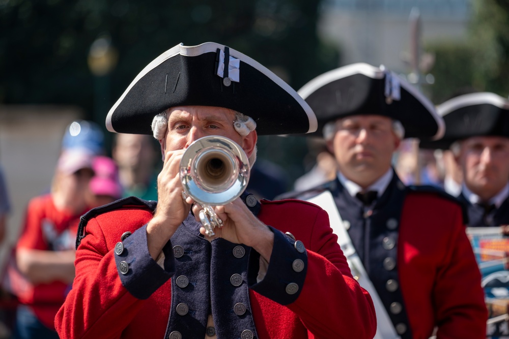Fife and Drum Corps Performs at Declaration of Independence Reading