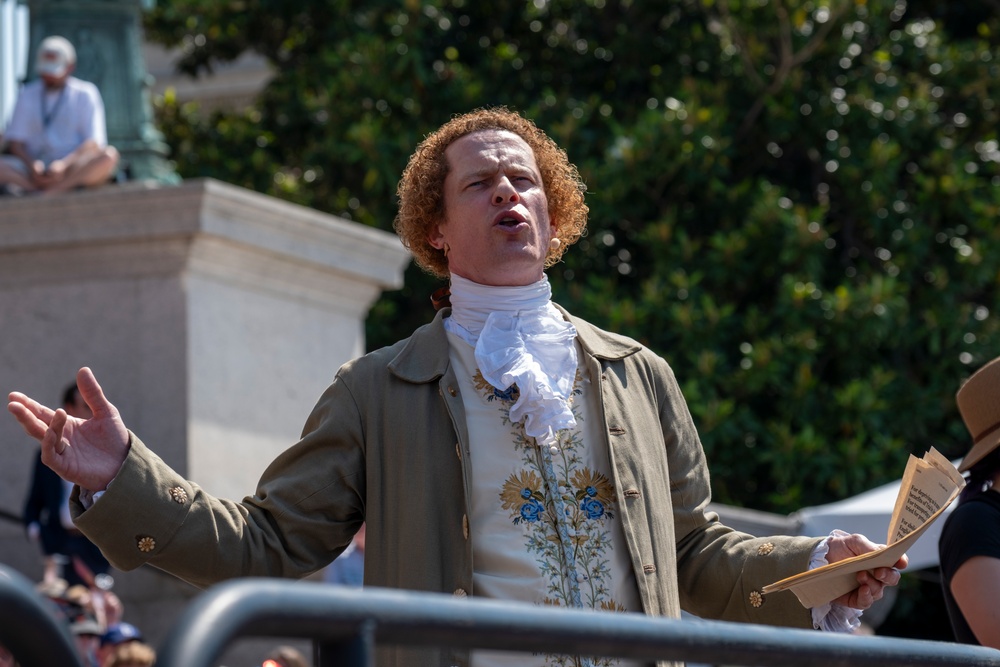 Fife and Drum Corps Performs at Declaration of Independence Reading