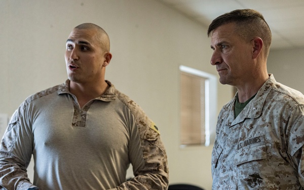 1st Marine Division leadership visits Task Force Sapper