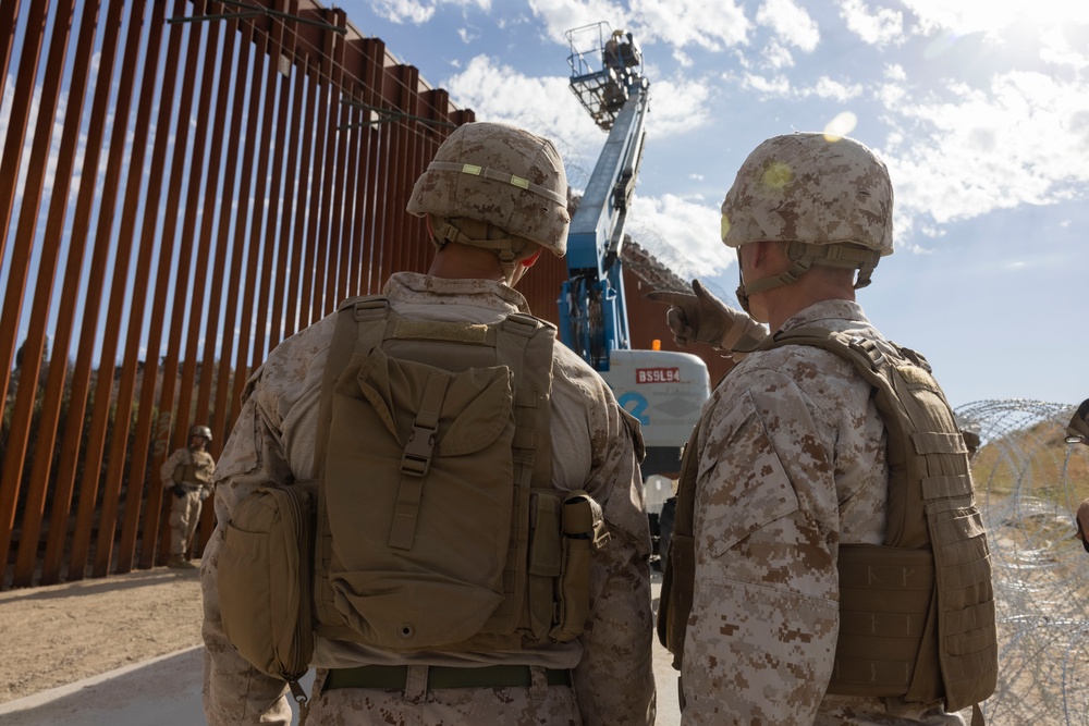 1st Marine Division leadership visits Task Force Sapper