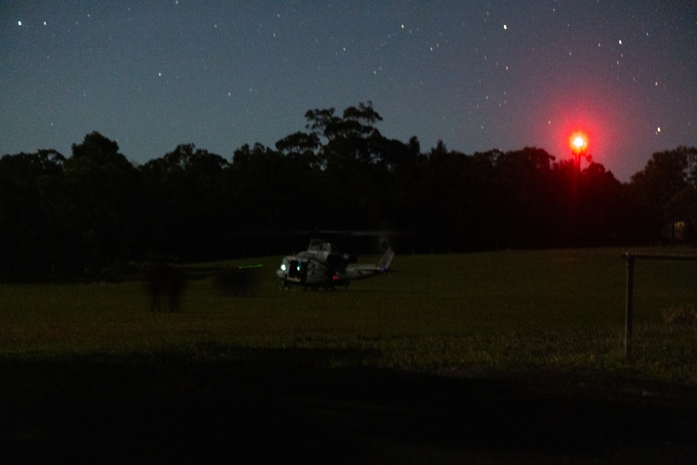 31st MEU | MRF raid under the stars