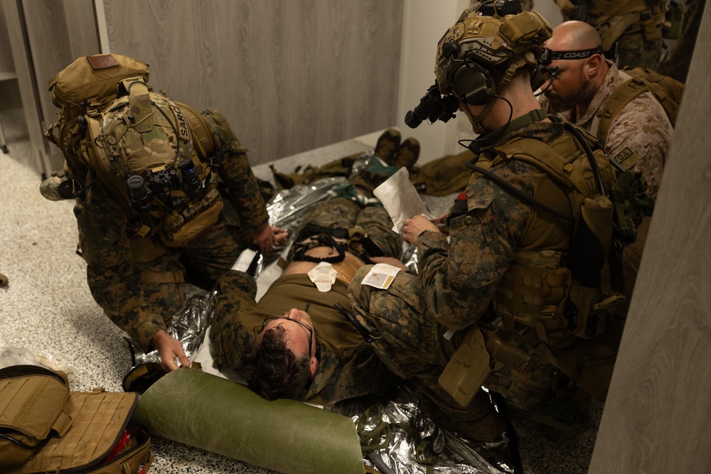 31st MEU | MRF raid under the stars