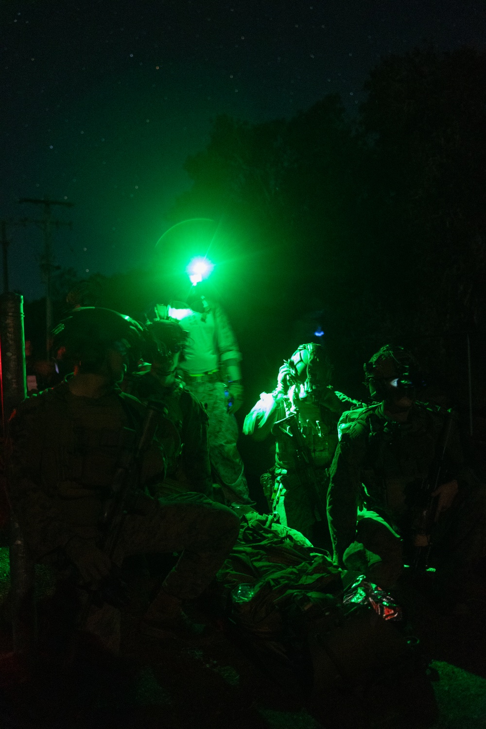 31st MEU | MRF raid under the stars