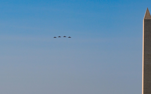 US Airpower soars over the White House