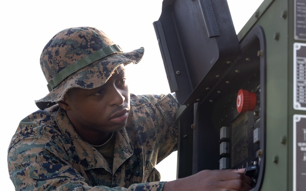 U.S. Marines with MWSS-273 set up expeditionary air conditioning during Atlantic Alliance 2025